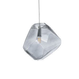 glo-01307-01307_2 GLOBOSTAR® RINA 01307 ΜΟΝΤΕΡΝΟ ΚΡΕΜΑΣΤΟ ΦΩΤΙΣΤΙΚΟ ΜΠΑΛΑ ΜΟΝΟΦΩΤΟ 1 X G9 IP20 ΓΚΡΙ ΓΥΑΛΙ - 