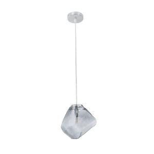glo-01307-01307_4 GLOBOSTAR® RINA 01307 ΜΟΝΤΕΡΝΟ ΚΡΕΜΑΣΤΟ ΦΩΤΙΣΤΙΚΟ ΜΠΑΛΑ ΜΟΝΟΦΩΤΟ 1 X G9 IP20 ΓΚΡΙ ΓΥΑΛΙ - 