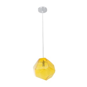 glo-01308-01308_4 GLOBOSTAR® RINA 01308 ΜΟΝΤΕΡΝΟ ΚΡΕΜΑΣΤΟ ΦΩΤΙΣΤΙΚΟ ΜΠΑΛΑ ΜΟΝΟΦΩΤΟ 1 X G9 ΚΙΤΡΙΝΟ ΓΥΑΛΙ - Μ2