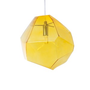 glo-01308-01308_5 GLOBOSTAR® RINA 01308 ΜΟΝΤΕΡΝΟ ΚΡΕΜΑΣΤΟ ΦΩΤΙΣΤΙΚΟ ΜΠΑΛΑ ΜΟΝΟΦΩΤΟ 1 X G9 ΚΙΤΡΙΝΟ ΓΥΑΛΙ - Μ2