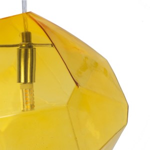 glo-01308-01308_8 GLOBOSTAR® RINA 01308 ΜΟΝΤΕΡΝΟ ΚΡΕΜΑΣΤΟ ΦΩΤΙΣΤΙΚΟ ΜΠΑΛΑ ΜΟΝΟΦΩΤΟ 1 X G9 ΚΙΤΡΙΝΟ ΓΥΑΛΙ - Μ2