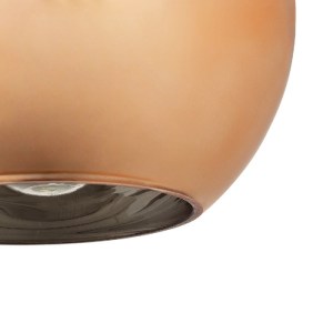 glo-01309-01309_8 GLOBOSTAR® CANDELA 01309 ΜΟΝΤΕΡΝΟ ΚΡΕΜΑΣΤΟ ΦΩΤΙΣΤΙΚΟ ΜΠΑΛΑ ΜΟΝΟΦΩΤΟ 1 X E27 IP20 ΧΑΛΚΙΝΟ ΓΥΑΛΙ - Μ15 X Π15 X Υ13CM