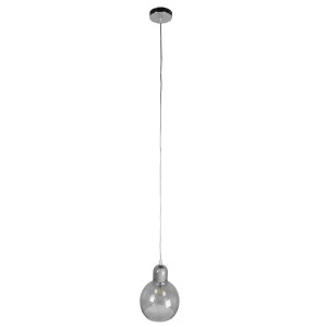 glo-01313-01313_2 GLOBOSTAR® BOSSANOVA 01313 ΜΟΝΤΕΡΝΟ ΚΡΕΜΑΣΤΟ ΦΩΤΙΣΤΙΚΟ ΑΝΑΡΤΗΣΗ ΜΟΝΟΦΩΤΟ 1 X E27 IP20 ΓΚΡΙ