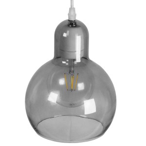 glo-01313-01313_4 GLOBOSTAR® BOSSANOVA 01313 ΜΟΝΤΕΡΝΟ ΚΡΕΜΑΣΤΟ ΦΩΤΙΣΤΙΚΟ ΑΝΑΡΤΗΣΗ ΜΟΝΟΦΩΤΟ 1 X E27 IP20 ΓΚΡΙ