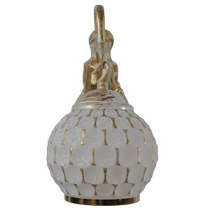glo-01317-01317_0011 GLOBOSTAR® MERMAID 01317 VINTAGE ΕΠΙΤΟΙΧΙΟ ΦΩΤΙΣΤΙΚΟ ΑΠΛΙΚΑ ΜΟΝΟΦΩΤΟ 1 X E27 IP20 ΛΕΥΚΟ ΓΥ