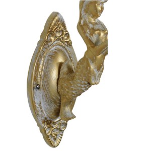 glo-01317-01317_007 GLOBOSTAR® MERMAID 01317 VINTAGE ΕΠΙΤΟΙΧΙΟ ΦΩΤΙΣΤΙΚΟ ΑΠΛΙΚΑ ΜΟΝΟΦΩΤΟ 1 X E27 IP20 ΛΕΥΚΟ ΓΥ