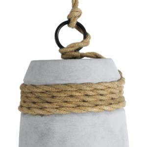 glo-01319-01319_8 GLOBOSTAR® TRIBECA 01319 ΜΟΝΤΕΡΝΟ ΚΡΕΜΑΣΤΟ ΦΩΤΙΣΤΙΚΟ ΚΑΜΠΑΝΑ ΜΟΝΟΦΩΤΟ 1 X E27 IP20 ΓΚΡΙ ΤΣ