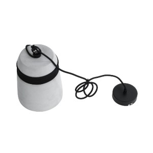 glo-01320-01320_11 GLOBOSTAR® TRIBECA 01320 ΜΟΝΤΕΡΝΟ ΚΡΕΜΑΣΤΟ ΦΩΤΙΣΤΙΚΟ ΚΑΜΠΑΝΑ ΜΟΝΟΦΩΤΟ 1 X E27 IP20 ΓΚΡΙ ΤΣ