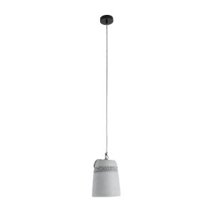 glo-01321-01321_4 GLOBOSTAR® TRIBECA 01321 ΜΟΝΤΕΡΝΟ ΚΡΕΜΑΣΤΟ ΦΩΤΙΣΤΙΚΟ ΚΑΜΠΑΝΑ ΜΟΝΟΦΩΤΟ 1 X E27 IP20 ΓΚΡΙ ΤΣ