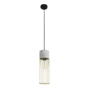 glo-01322-01322_4 GLOBOSTAR® DURANT 01322 ΜΟΝΤΕΡΝΟ ΚΡΕΜΑΣΤΟ ΦΩΤΙΣΤΙΚΟ ΠΛΕΓΜΑ ΜΟΝΟΦΩΤΟ 1 X E27 IP20 ΓΚΡΙ ΤΣΙΜ