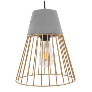 glo-01323-01323_4 GLOBOSTAR® DURANT 01323 ΜΟΝΤΕΡΝΟ ΚΡΕΜΑΣΤΟ ΦΩΤΙΣΤΙΚΟ ΠΛΕΓΜΑ ΜΟΝΟΦΩΤΟ 1 X E27 IP20 ΓΚΡΙ ΤΣΙΜ