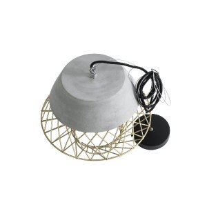 glo-01324-01324_11 GLOBOSTAR® DURANT 01324 ΜΟΝΤΕΡΝΟ ΚΡΕΜΑΣΤΟ ΦΩΤΙΣΤΙΚΟ ΠΛΕΓΜΑ ΜΟΝΟΦΩΤΟ 1 X E27 IP20 ΓΚΡΙ ΤΣΙΜ