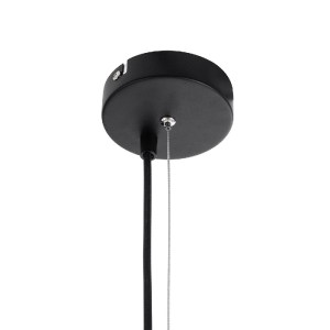 glo-01326-01326_9 GLOBOSTAR® TRIBECA 01326 ΜΟΝΤΕΡΝΟ ΚΡΕΜΑΣΤΟ ΦΩΤΙΣΤΙΚΟ ΚΑΜΠΑΝΑ ΜΟΝΟΦΩΤΟ 1 X E27 IP20 ΓΚΡΙ ΤΣ