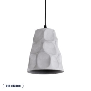 glo-01327-01327_0 GLOBOSTAR® TRIBECA 01327 ΜΟΝΤΕΡΝΟ ΚΡΕΜΑΣΤΟ ΦΩΤΙΣΤΙΚΟ ΚΑΜΠΑΝΑ ΜΟΝΟΦΩΤΟ 1 X E27 IP20 ΓΚΡΙ ΤΣ