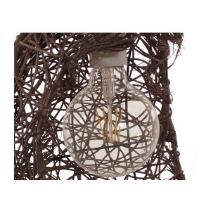 glo-01330-01330_5 GLOBOSTAR® CRESCENT 01330 VINTAGE ΚΡΕΜΑΣΤΟ ΦΩΤΙΣΤΙΚΟ ΠΛΕΓΜΑ ΜΟΝΟΦΩΤΟ 1 X E27 IP20 ΚΑΦΕ RAT