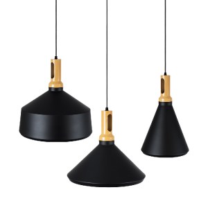 glo-01334-01334_6_a_b_c GLOBOSTAR® CALYPSO 01334 ΜΟΝΤΕΡΝΟ ΚΡΕΜΑΣΤΟ ΦΩΤΙΣΤΙΚΟ ΚΑΜΠΑΝΑ ΣΕΤ ΤΡΙΦΩΤΟ 3 X E27 ΜΑΥΡΟ & Χ