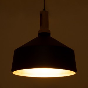 glo-01334-B-01334_2_b GLOBOSTAR® CALYPSO 01334-B ΜΟΝΤΕΡΝΟ ΚΡΕΜΑΣΤΟ ΦΩΤΙΣΤΙΚΟ ΚΑΜΠΑΝΑ ΜΟΝΟΦΩΤΟ 1 X E27 IP20 ΜΑΥΡΟ