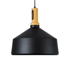 glo-01334-B-01334_4_b GLOBOSTAR® CALYPSO 01334-B ΜΟΝΤΕΡΝΟ ΚΡΕΜΑΣΤΟ ΦΩΤΙΣΤΙΚΟ ΚΑΜΠΑΝΑ ΜΟΝΟΦΩΤΟ 1 X E27 IP20 ΜΑΥΡΟ