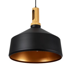 glo-01334-B-01334_5_b GLOBOSTAR® CALYPSO 01334-B ΜΟΝΤΕΡΝΟ ΚΡΕΜΑΣΤΟ ΦΩΤΙΣΤΙΚΟ ΚΑΜΠΑΝΑ ΜΟΝΟΦΩΤΟ 1 X E27 IP20 ΜΑΥΡΟ