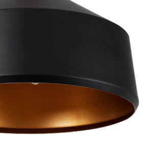 glo-01334-B-01334_7_b GLOBOSTAR® CALYPSO 01334-B ΜΟΝΤΕΡΝΟ ΚΡΕΜΑΣΤΟ ΦΩΤΙΣΤΙΚΟ ΚΑΜΠΑΝΑ ΜΟΝΟΦΩΤΟ 1 X E27 IP20 ΜΑΥΡΟ