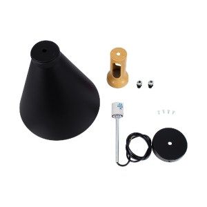glo-01334-C-01334_9_c GLOBOSTAR® CALYPSO 01334-C ΜΟΝΤΕΡΝΟ ΚΡΕΜΑΣΤΟ ΦΩΤΙΣΤΙΚΟ ΚΑΜΠΑΝΑ ΜΟΝΟΦΩΤΟ 1 X E27 IP20 ΜΑΥΡΟ