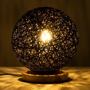glo-01338-01338_2 GLOBOSTAR® OCEANA 01338 ΜΟΝΤΕΡΝΟ ΕΠΙΤΡΑΠΕΖΙΟ ΦΩΤΙΣΤΙΚΟ ΠΟΡΤΑΤΙΦ ΜΟΝΟΦΩΤΟ ΜΑΥΡΟ ΞΥΛΙΝΟ ΨΑΘΙ