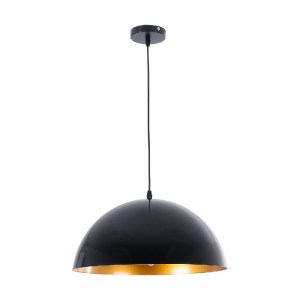 glo-01341-01341_4 GLOBOSTAR® LUNE 01341 ΜΟΝΤΕΡΝΟ ΚΡΕΜΑΣΤΟ ΦΩΤΙΣΤΙΚΟ ΚΑΜΠΑΝΑ ΜΟΝΟΦΩΤΟ 1 X E27 IP20 ΜΑΥΡΟ & ΧΡ