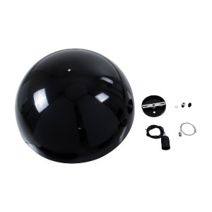 glo-01342-01342_10 GLOBOSTAR® DIADEMA 01342 ΜΟΝΤΕΡΝΟ ΚΡΕΜΑΣΤΟ ΦΩΤΙΣΤΙΚΟ ΚΑΜΠΑΝΑ ΜΟΝΟΦΩΤΟ 1 X E27 IP20 ΜΑΥΡΟ &