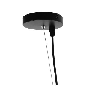 glo-01344-01344_4 GLOBOSTAR® MEDEA 01344 ΜΟΝΤΕΡΝΟ ΚΡΕΜΑΣΤΟ ΦΩΤΙΣΤΙΚΟ ΚΑΜΠΑΝΑ ΜΟΝΟΦΩΤΟ 1 X E27 IP20 ΜΑΥΡΟ & Χ