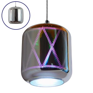 glo-01353-01353_0 GLOBOSTAR® NEPTUNE 01353 ΜΟΝΤΕΡΝΟ ΚΡΕΜΑΣΤΟ ΦΩΤΙΣΤΙΚΟ ΚΥΛΙΝΔΡΟΣ ΜΟΝΟΦΩΤΟ 1 X E27 IP20 3D ΠΟ