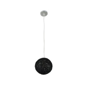 glo-01356-01356_4 GLOBOSTAR® OCEANA 01356 VINTAGE ΚΡΕΜΑΣΤΟ ΦΩΤΙΣΤΙΚΟ ΜΠΑΛΑ ΜΟΝΟΦΩΤΟ 1 X E27 IP20 ΜΑΥΡΟ ΣΧΟΙΝ