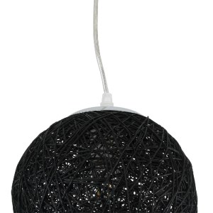 glo-01356-01356_9 GLOBOSTAR® OCEANA 01356 VINTAGE ΚΡΕΜΑΣΤΟ ΦΩΤΙΣΤΙΚΟ ΜΠΑΛΑ ΜΟΝΟΦΩΤΟ 1 X E27 IP20 ΜΑΥΡΟ ΣΧΟΙΝ