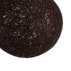 glo-01358-01358_9 GLOBOSTAR® OCEANA 01358 VINTAGE ΚΡΕΜΑΣΤΟ ΦΩΤΙΣΤΙΚΟ ΜΠΑΛΑ ΜΟΝΟΦΩΤΟ 1 X E27 IP20 ΚΑΦΕ ΣΧΟΙΝΙ