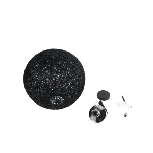 glo-01360-01360_11 GLOBOSTAR® OCEANA 01360 VINTAGE ΚΡΕΜΑΣΤΟ ΦΩΤΙΣΤΙΚΟ ΜΠΑΛΑ ΜΟΝΟΦΩΤΟ 1 X E27 IP20 ΜΑΥΡΟ ΣΧΟΙΝ