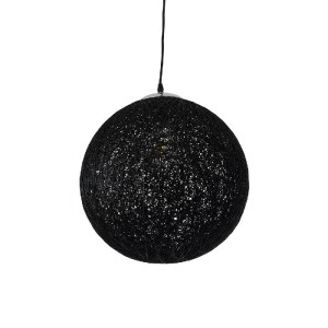 glo-01360-01360_2 GLOBOSTAR® OCEANA 01360 VINTAGE ΚΡΕΜΑΣΤΟ ΦΩΤΙΣΤΙΚΟ ΜΠΑΛΑ ΜΟΝΟΦΩΤΟ 1 X E27 IP20 ΜΑΥΡΟ ΣΧΟΙΝ