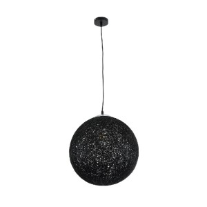 glo-01360-01360_4 GLOBOSTAR® OCEANA 01360 VINTAGE ΚΡΕΜΑΣΤΟ ΦΩΤΙΣΤΙΚΟ ΜΠΑΛΑ ΜΟΝΟΦΩΤΟ 1 X E27 IP20 ΜΑΥΡΟ ΣΧΟΙΝ