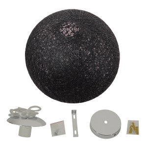 glo-01364-01364_007 GLOBOSTAR® OCEANA 01364 VINTAGE ΚΡΕΜΑΣΤΟ ΦΩΤΙΣΤΙΚΟ ΜΠΑΛΑ ΜΟΝΟΦΩΤΟ 1 X E27 IP20 ΜΑΥΡΟ ΣΧΟΙΝ