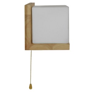glo-01365-01365_0010 GLOBOSTAR® AMITY 01365 ΜΟΝΤΕΡΝΟ ΕΠΙΤΟΙΧΙΟ ΦΩΤΙΣΤΙΚΟ ΑΠΛΙΚΑ ΜΟΝΟΦΩΤΟ 1 X E27 IP20 ΜΠΕΖ ΞΥΛΟ