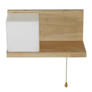glo-01365-01365_0012 GLOBOSTAR® AMITY 01365 ΜΟΝΤΕΡΝΟ ΕΠΙΤΟΙΧΙΟ ΦΩΤΙΣΤΙΚΟ ΑΠΛΙΚΑ ΜΟΝΟΦΩΤΟ 1 X E27 IP20 ΜΠΕΖ ΞΥΛΟ