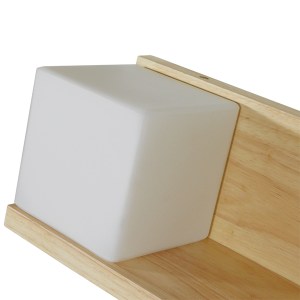 glo-01365-01365_008 GLOBOSTAR® AMITY 01365 ΜΟΝΤΕΡΝΟ ΕΠΙΤΟΙΧΙΟ ΦΩΤΙΣΤΙΚΟ ΑΠΛΙΚΑ ΜΟΝΟΦΩΤΟ 1 X E27 IP20 ΜΠΕΖ ΞΥΛΟ