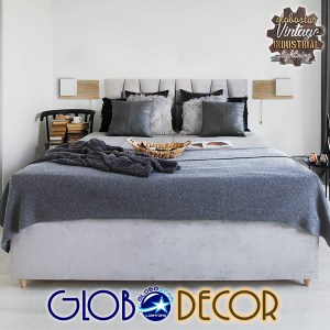 glo-01365-01365_66_10 GLOBOSTAR® AMITY 01365 ΜΟΝΤΕΡΝΟ ΕΠΙΤΟΙΧΙΟ ΦΩΤΙΣΤΙΚΟ ΑΠΛΙΚΑ ΜΟΝΟΦΩΤΟ 1 X E27 IP20 ΜΠΕΖ ΞΥΛΟ