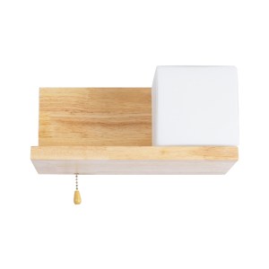 glo-01366-01366_4 GLOBOSTAR® AMITY 01366 ΜΟΝΤΕΡΝΟ ΕΠΙΤΟΙΧΙΟ ΦΩΤΙΣΤΙΚΟ ΑΠΛΙΚΑ ΜΟΝΟΦΩΤΟ 1 X E27 IP20 ΜΠΕΖ ΞΥΛΟ