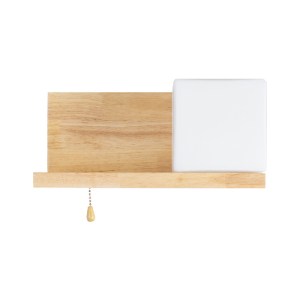 glo-01366-01366_5 GLOBOSTAR® AMITY 01366 ΜΟΝΤΕΡΝΟ ΕΠΙΤΟΙΧΙΟ ΦΩΤΙΣΤΙΚΟ ΑΠΛΙΚΑ ΜΟΝΟΦΩΤΟ 1 X E27 IP20 ΜΠΕΖ ΞΥΛΟ