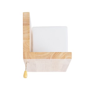glo-01366-01366_6 GLOBOSTAR® AMITY 01366 ΜΟΝΤΕΡΝΟ ΕΠΙΤΟΙΧΙΟ ΦΩΤΙΣΤΙΚΟ ΑΠΛΙΚΑ ΜΟΝΟΦΩΤΟ 1 X E27 IP20 ΜΠΕΖ ΞΥΛΟ
