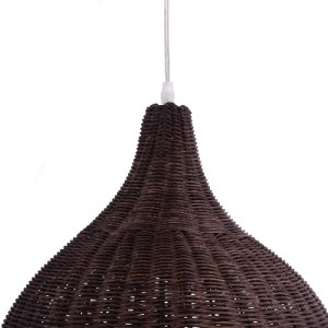glo-01368-01368_8 GLOBOSTAR® BAHAMAS 01368 BOHO ΚΡΕΜΑΣΤΟ ΦΩΤΙΣΤΙΚΟ ΚΑΜΠΑΝΑ ΜΟΝΟΦΩΤΟ 1 X E27 IP20 ΚΑΦΕ ΞΥΛΟ -