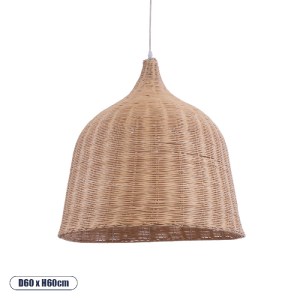 glo-01370-01370_0 GLOBOSTAR® BAHAMAS 01370 BOHO ΚΡΕΜΑΣΤΟ ΦΩΤΙΣΤΙΚΟ ΚΑΜΠΑΝΑ ΜΟΝΟΦΩΤΟ 1 X E27 IP20 ΜΠΕΖ ΞΥΛΟ -