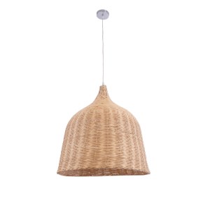 glo-01370-01370_4 GLOBOSTAR® BAHAMAS 01370 BOHO ΚΡΕΜΑΣΤΟ ΦΩΤΙΣΤΙΚΟ ΚΑΜΠΑΝΑ ΜΟΝΟΦΩΤΟ 1 X E27 IP20 ΜΠΕΖ ΞΥΛΟ -