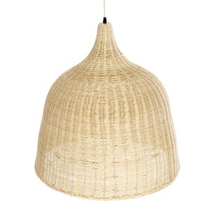 glo-01370-47f19a_01370_6 GLOBOSTAR® BAHAMAS 01370 BOHO ΚΡΕΜΑΣΤΟ ΦΩΤΙΣΤΙΚΟ ΟΡΟΦΗΣ ΜΕ ΝΤΟΥΙ 1 X E27 AC 220-240V IP20 - ΜΠΕΖ - Μ60 X Π60 X Υ60CM