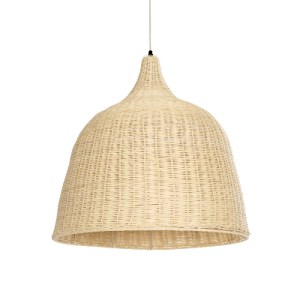 glo-01370-7dcb31_01370_0 GLOBOSTAR® BAHAMAS 01370 BOHO ΚΡΕΜΑΣΤΟ ΦΩΤΙΣΤΙΚΟ ΟΡΟΦΗΣ ΜΕ ΝΤΟΥΙ 1 X E27 AC 220-240V IP20 - ΜΠΕΖ - Μ60 X Π60 X Υ60CM