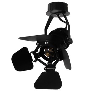 glo-01371-01371_0 GLOBOSTAR® CHICAGO 01371 VINTAGE ΦΩΤΙΣΤΙΚΟ ΟΡΟΦΗΣ ΠΛΕΓΜΑ ΜΟΝΟΦΩΤΟ 1 X E27 IP20 ΜΑΥΡΟ ΜΕΤΑΛ
